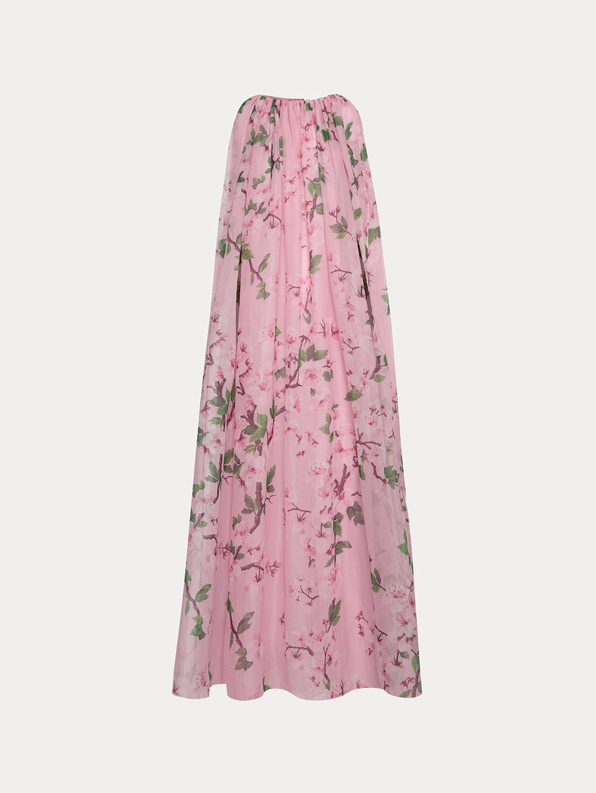 Cherry Blossom Chiffon Caftan