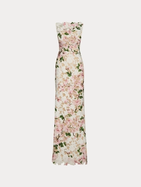 Cherry Blossom Guipure Gown