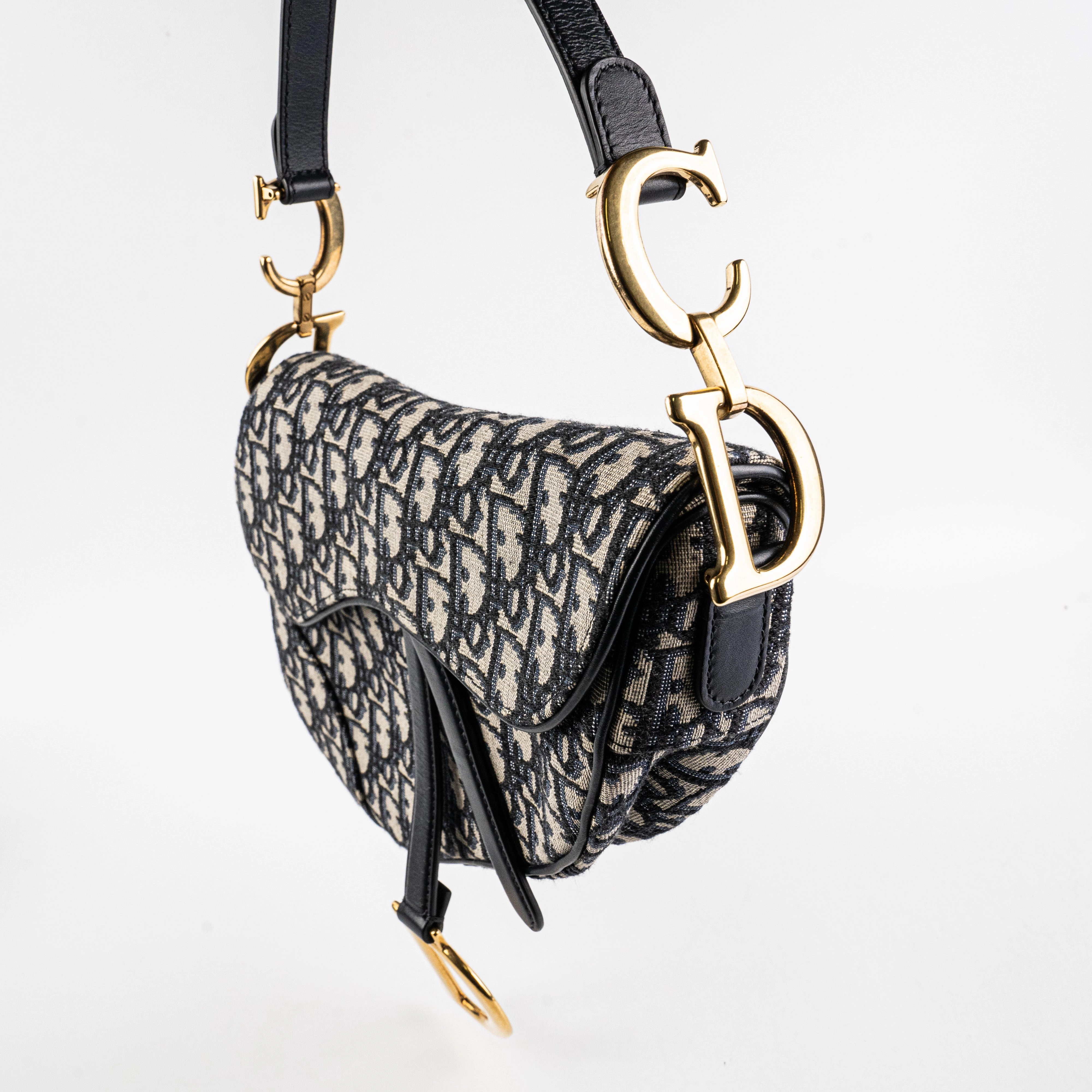 Christian Dior Saddle Oblique Shoulder Bag