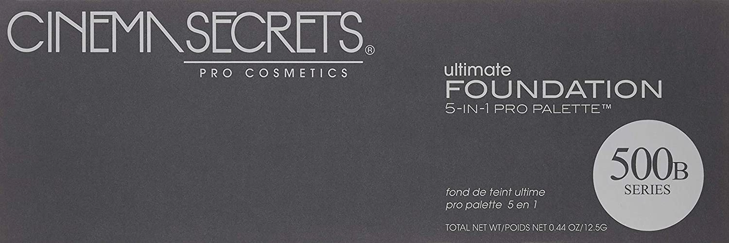 CINEMA SECRETS Pro Cosmetics Ultimate Foundation 5-In-1 Pro Palette, 500B Series