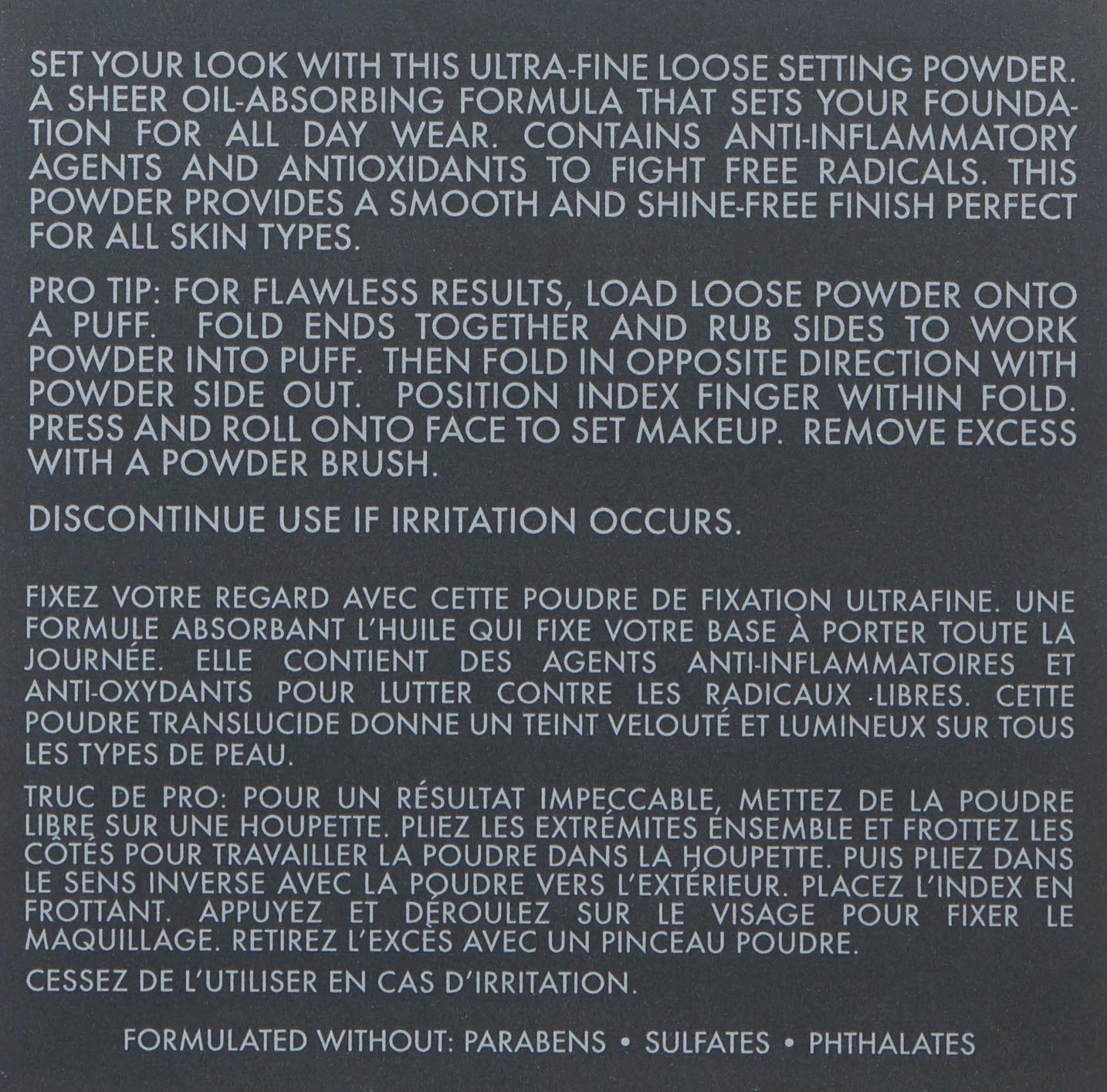 CINEMA SECRETS Pro Cosmetics Ultralucent Loose Setting Powder, Soft Light