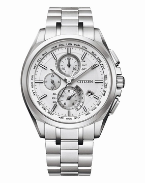 Citizen Attesa Radio Controlled Eco-Drive Titanium Watch AT8040-57A
