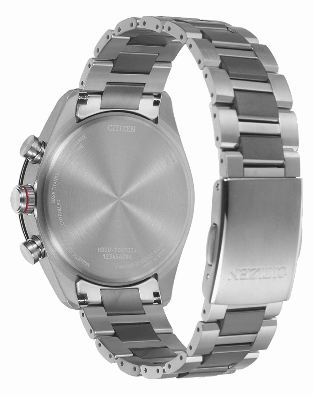 Citizen Attesa Radio Controlled Eco-Drive Titanium Watch AT8186-51L