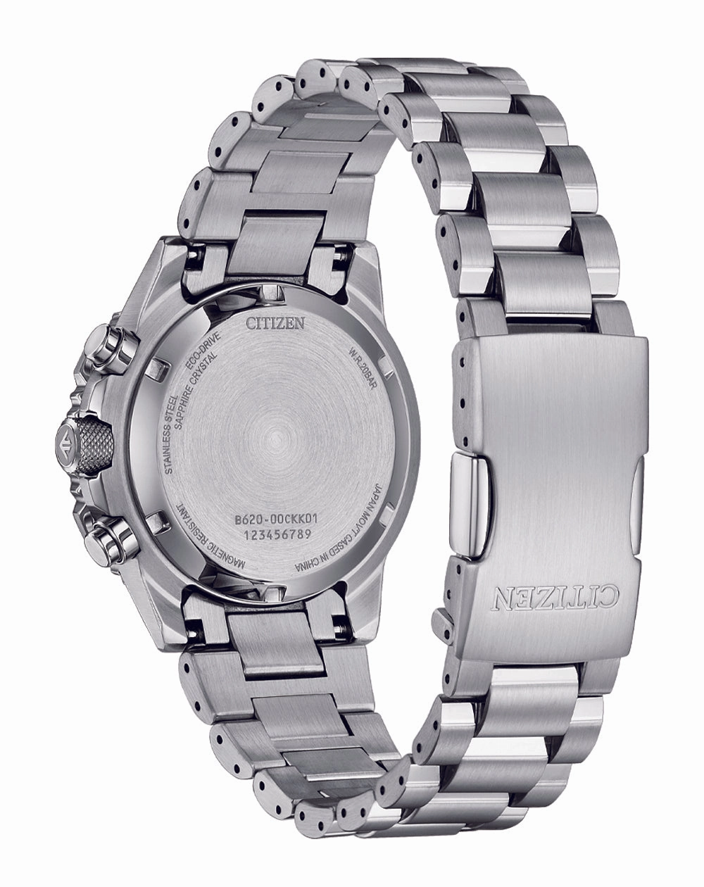 Citizen Eco-Drive Promaster Navihawk Silver Dial Stainless Steel Watch CA4660-61A