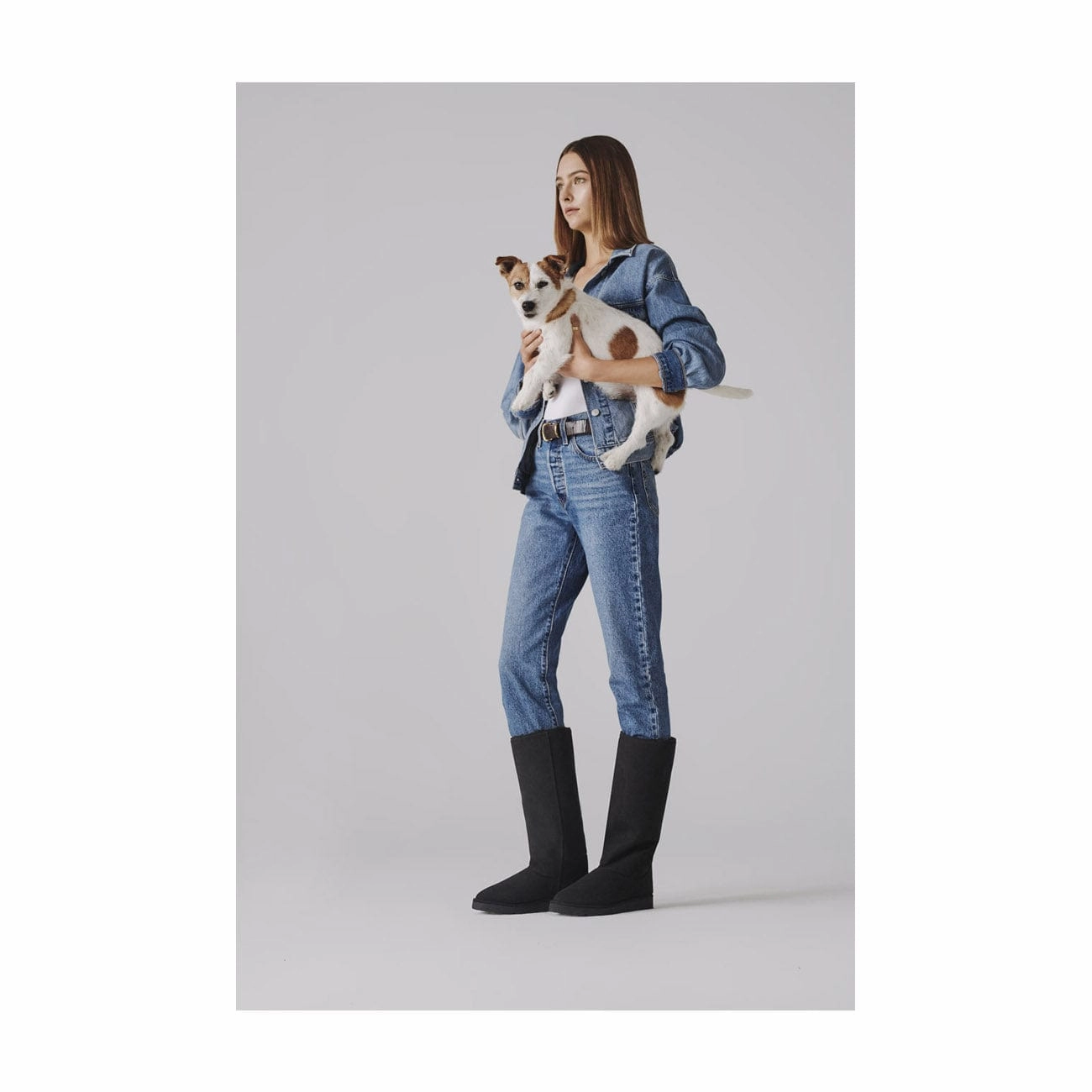 Classic Unisex Vegan Faux Fur Lined Long Boots | Multiple Colours