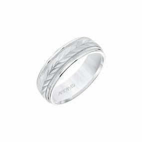 Classic Wheat Motif 6.5mm Band