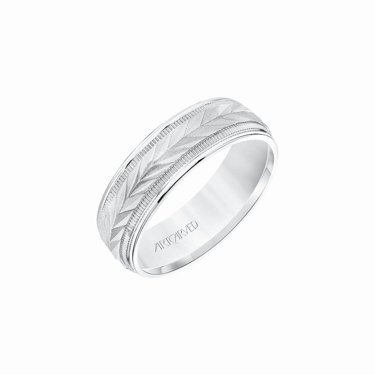 Classic Wheat Motif 6.5mm Band