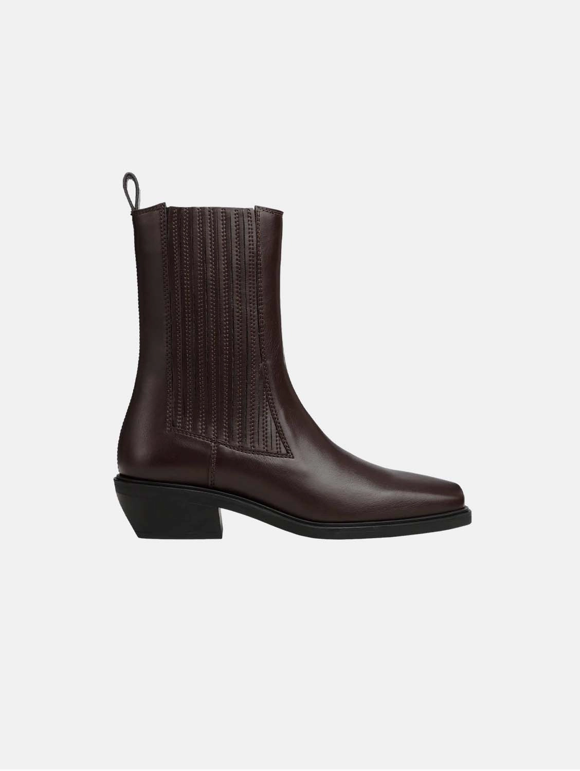 Claudio Plus Vegan Apple Leather Western Boots | Brown