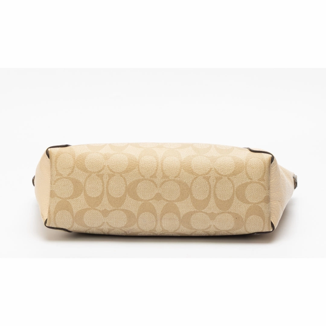 Coach Kacey Colorblock Signature Canvas Satchel