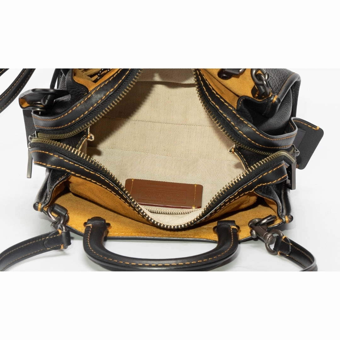 Coach Rogue 25 Pebbled Leather Satchel Bag