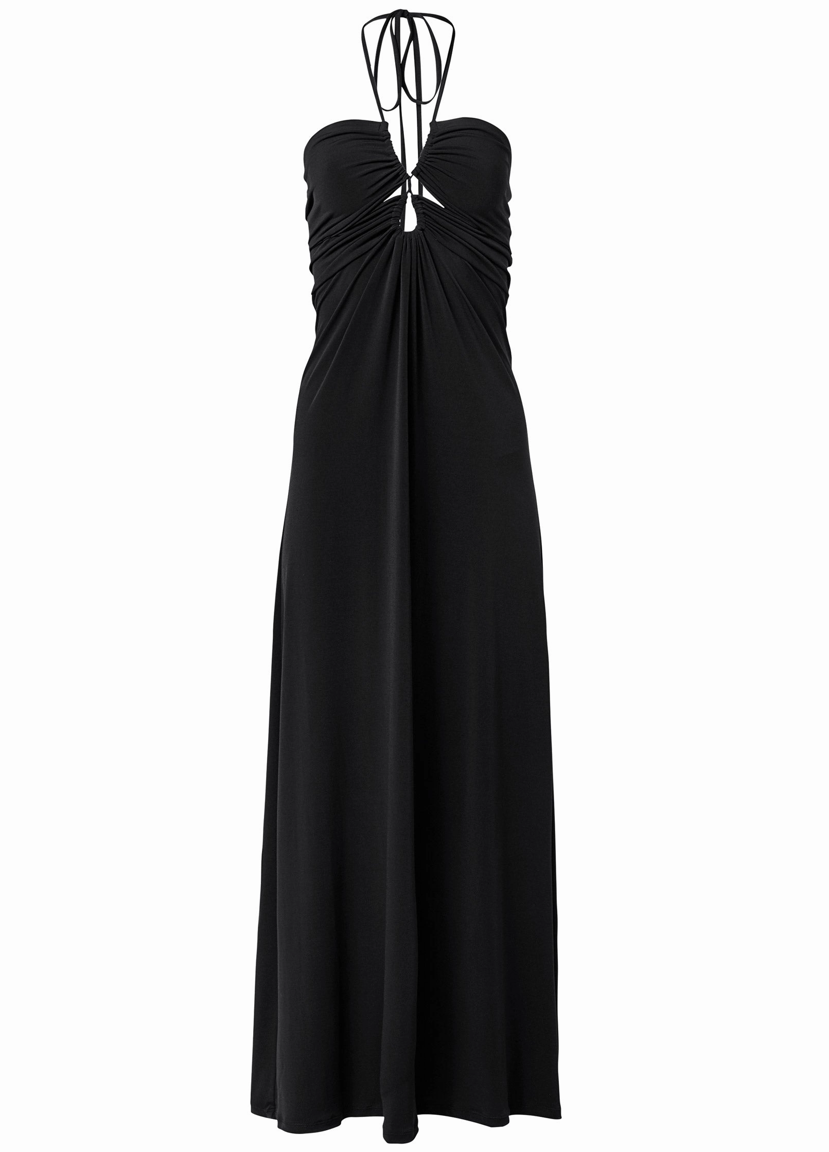 Convertible Strapless Dress - Black