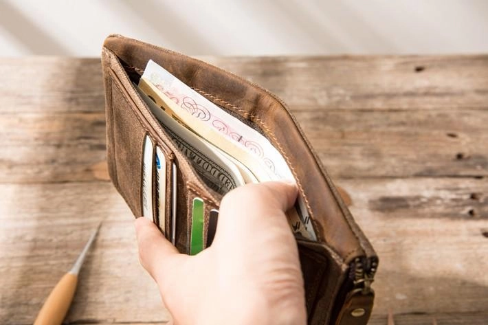 Cool Canvas Mens Small Wallet Bifold Vintage billfold Wallets for Men