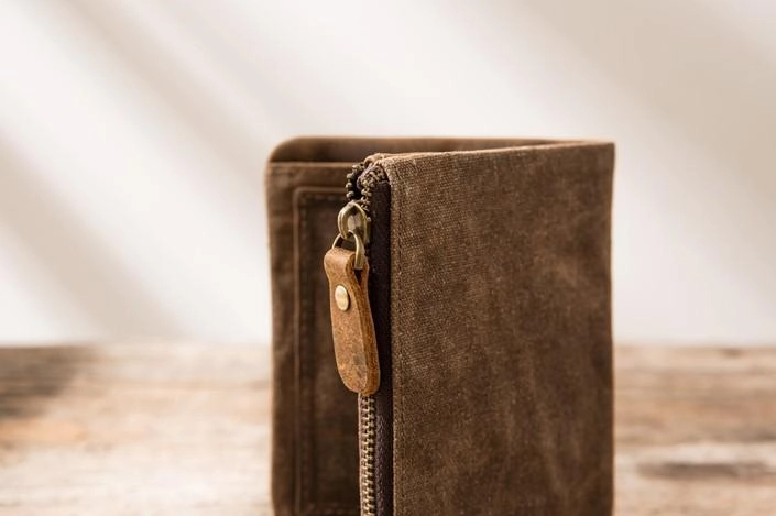 Cool Canvas Mens Small Wallet Bifold Vintage billfold Wallets for Men