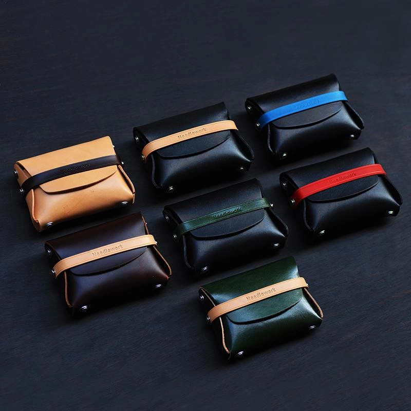 Cool Stylish Leather Mens Long Wallet Small Card Holder Coin Wallet for Men