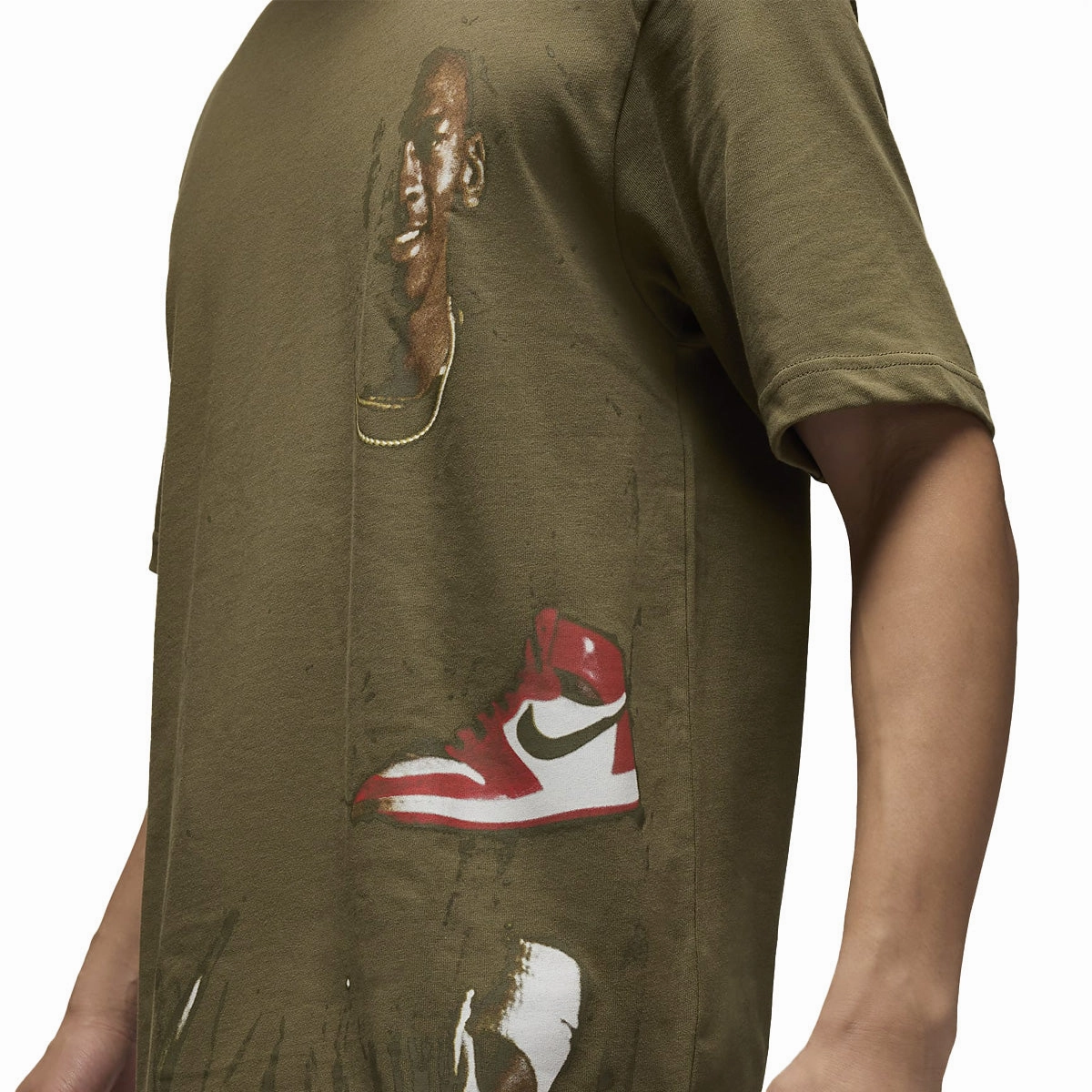 Crew Neck Tee 'Medium Olive'