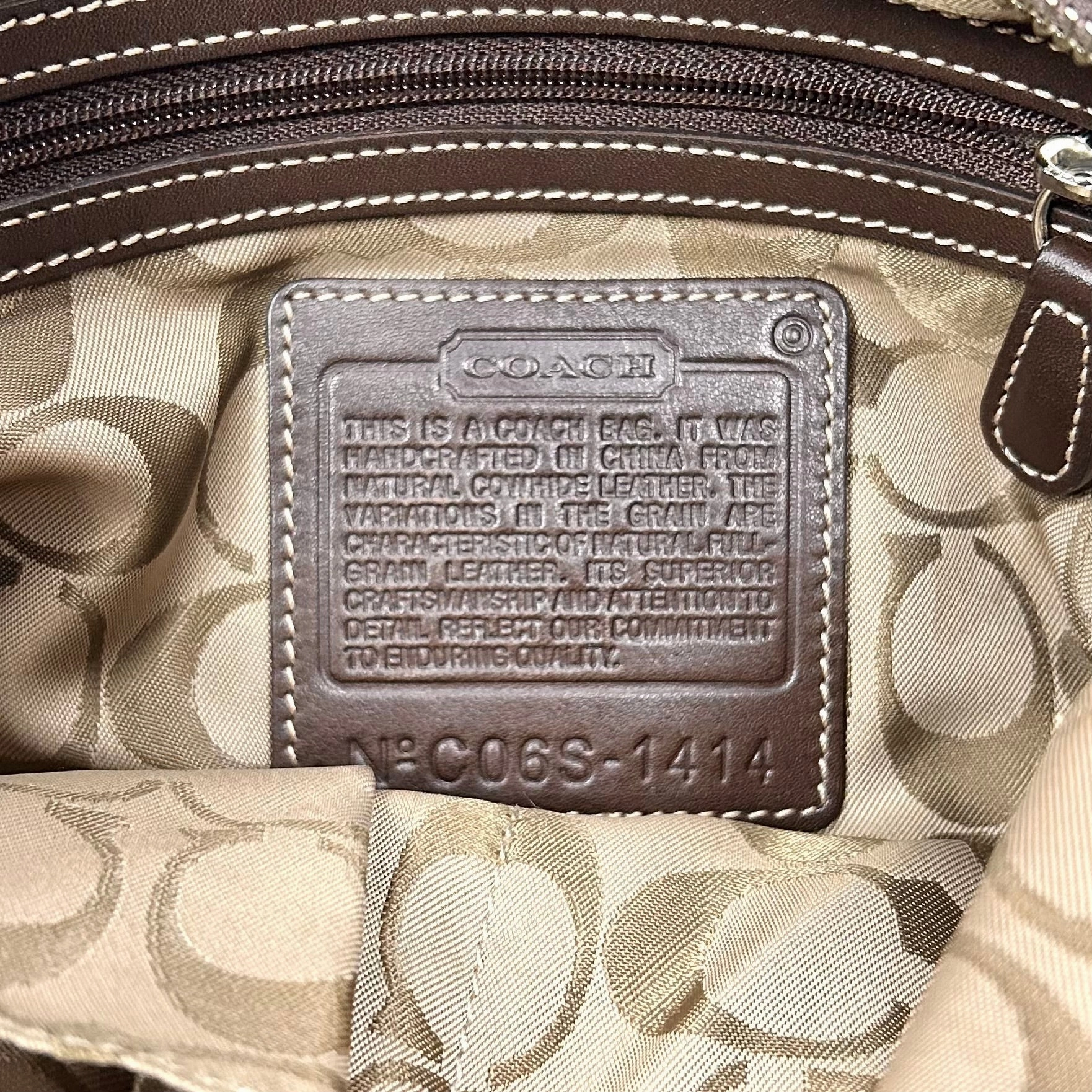 Crossbody Designer By Coach, Size: Medium