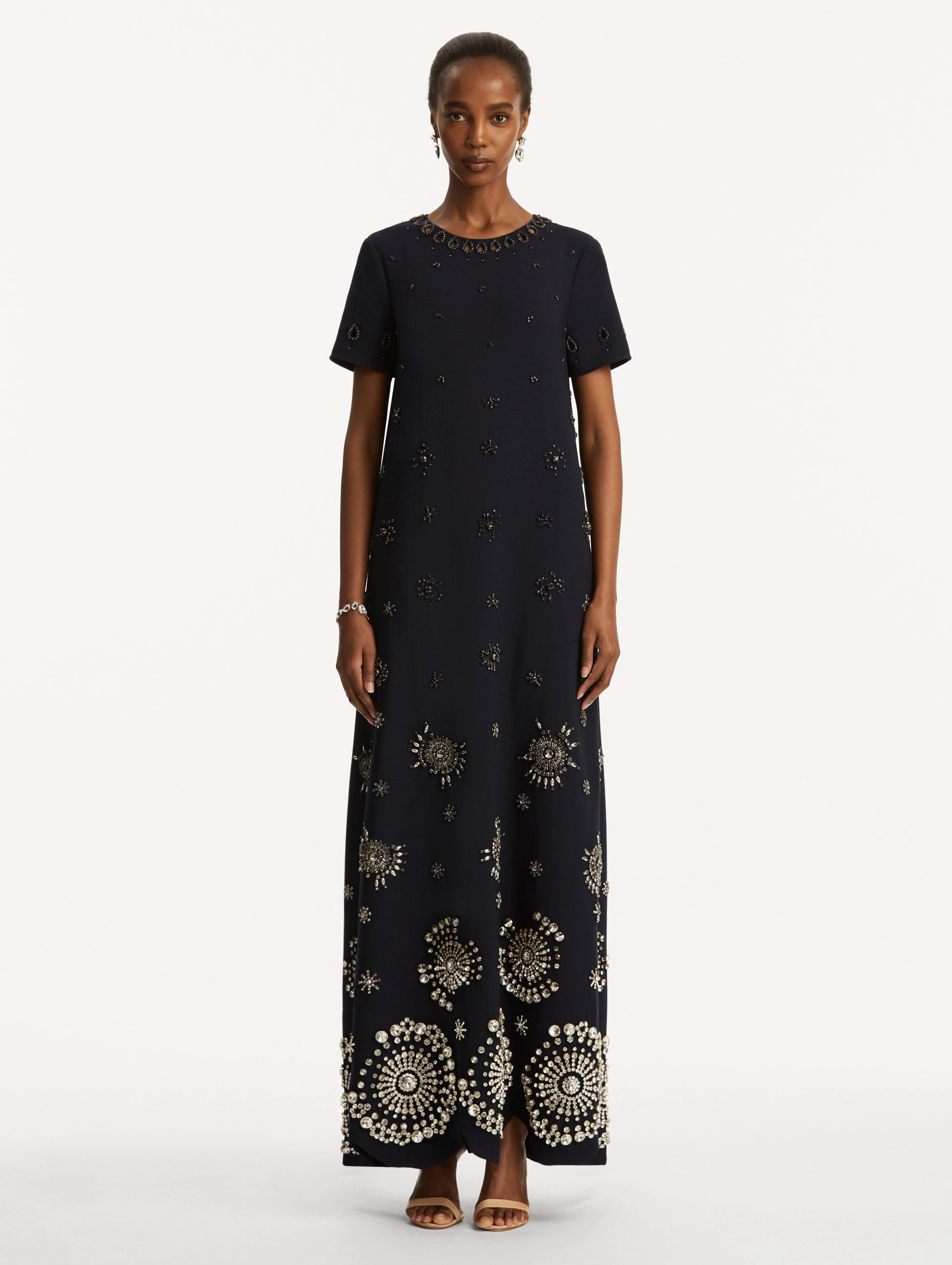 Crystal Medallion Caftan