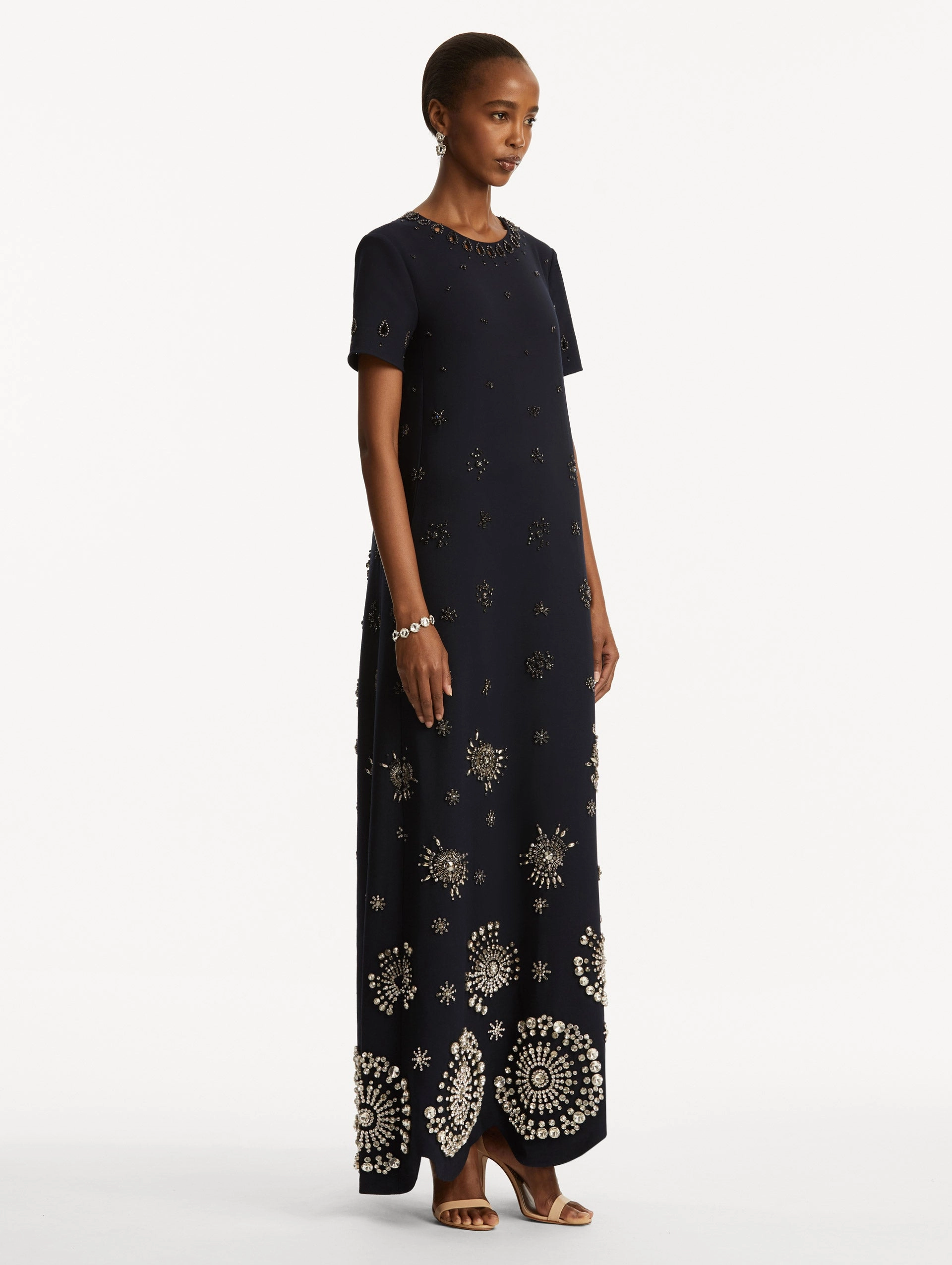 Crystal Medallion Caftan