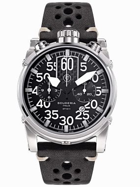 CT Scuderia BULLET HEAD SATURNO Swiss Made Chrono Mens Watch CWEG00119