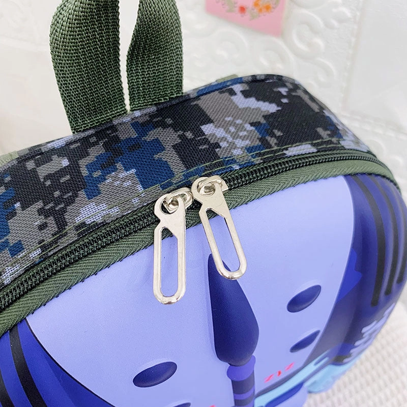 Cute multi-color eggshell school bag