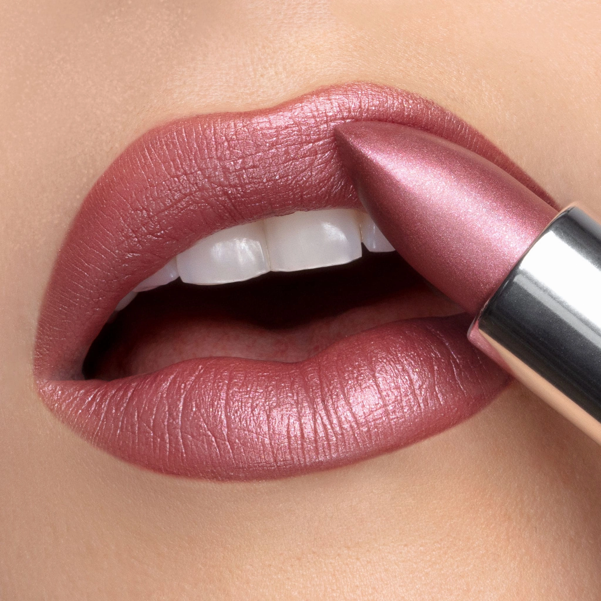 Dahling Crme | A Pale Rosy Mauve with Frosted Shimmer Lipstick