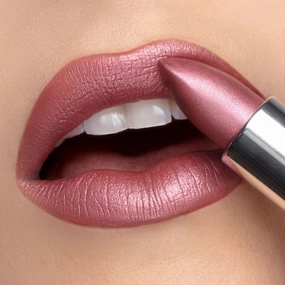 Dahling Crme | A Pale Rosy Mauve with Frosted Shimmer Lipstick