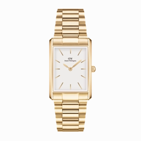 Daniel Wellington Bound 3-Link Gold White Dial Watch DW00100703