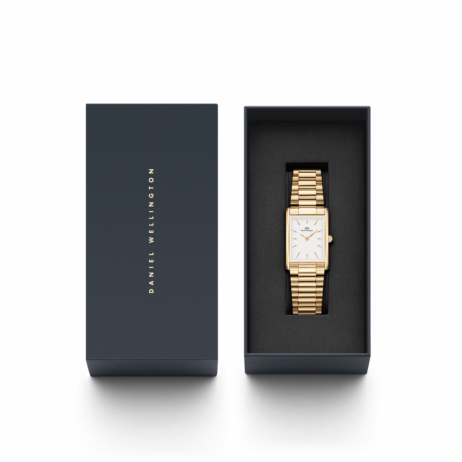 Daniel Wellington Bound 3-Link Gold White Dial Watch DW00100703
