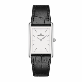Daniel Wellington Bound Black Crocodile Silver Watch DW00100697