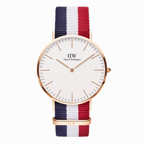 Daniel Wellington Classic Cambridge White Dial Watch DW00100003