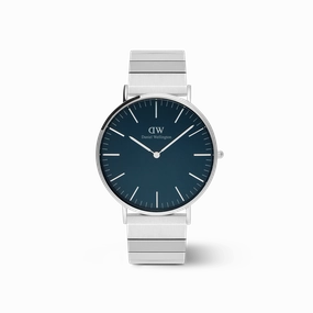 Daniel Wellington Classic Piano Link Arctic Silver Watch