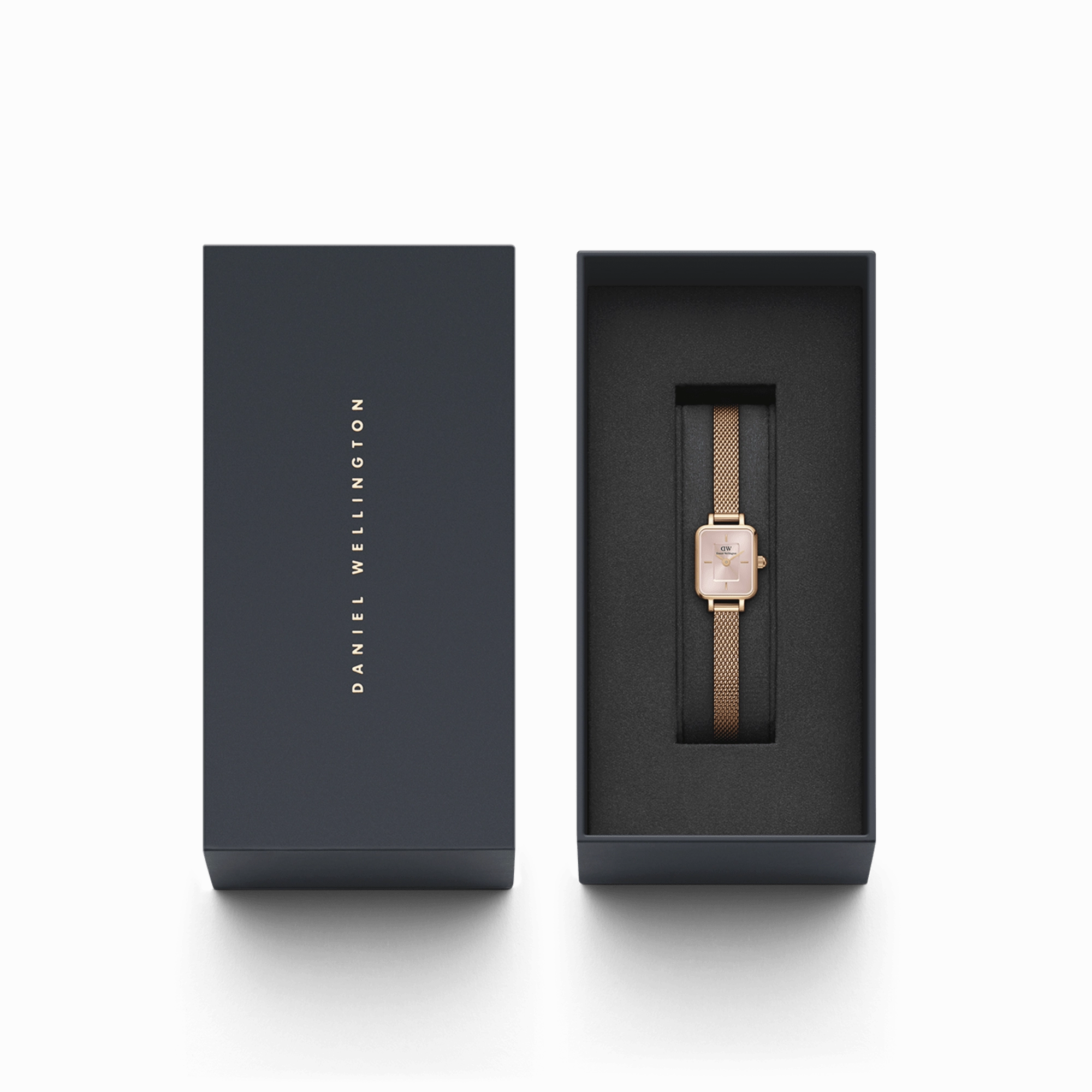 Daniel Wellington Quadro Mini 15x18mm Melrose RG Pink DW00100650