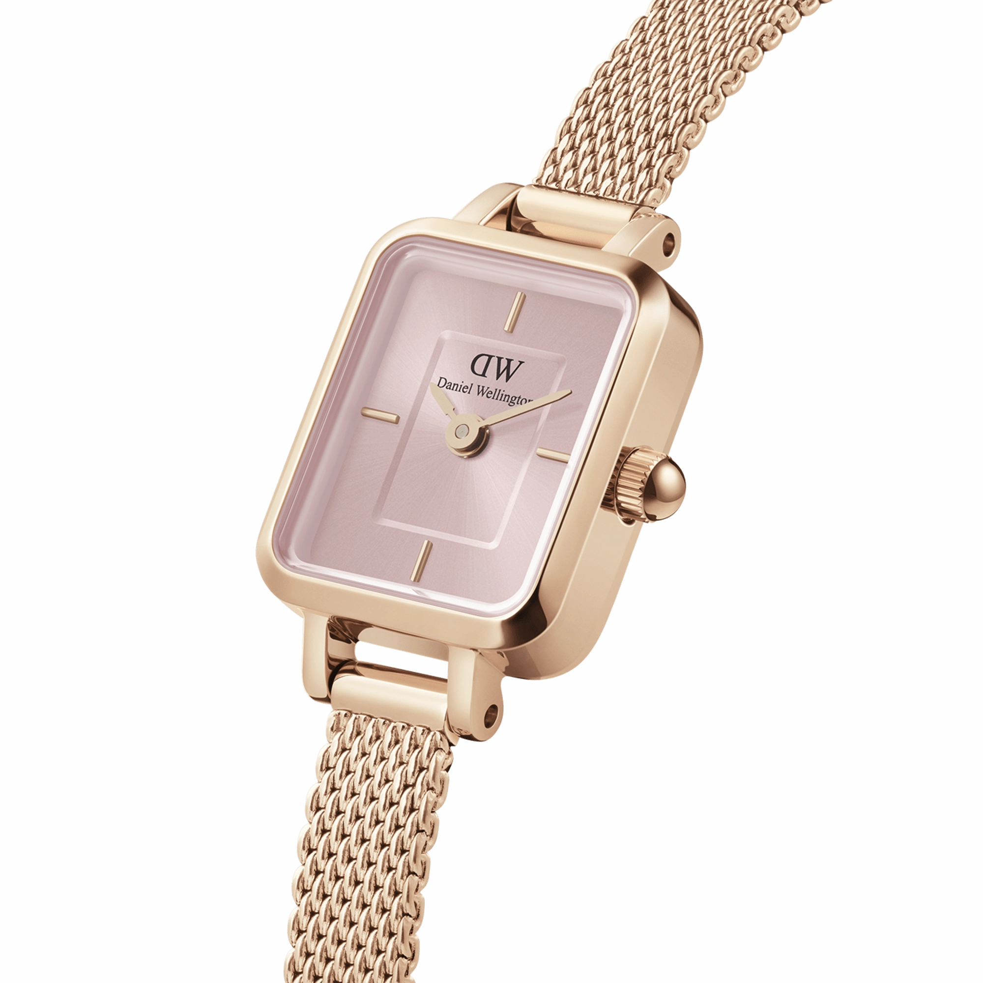 Daniel Wellington Quadro Mini 15x18mm Melrose RG Pink DW00100650