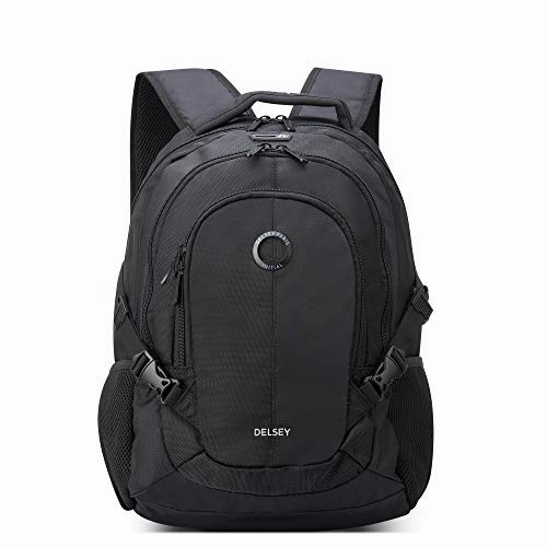 DELSEY Paris Navigator Laptop Backpack, Black, 15.6" Sleeve