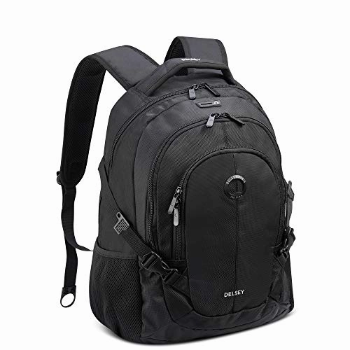 DELSEY Paris Navigator Laptop Backpack, Black, 15.6" Sleeve