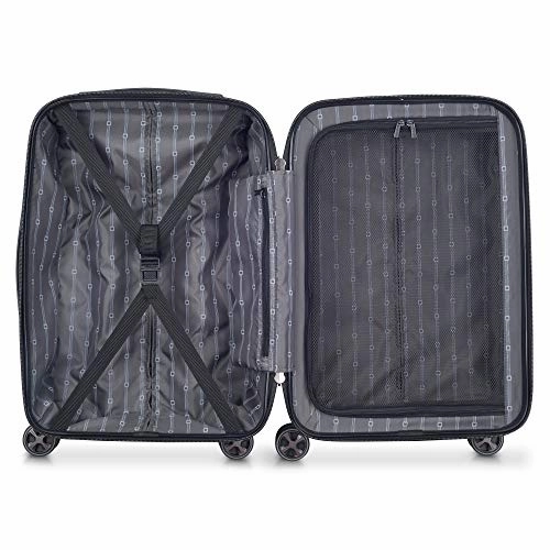 DELSEY Paris Titanium DLX Hardside Luggage with Spinner Wheels, Black, 2-Piece Set (21/25)