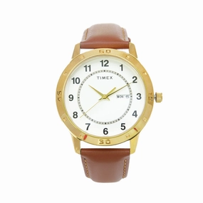 Denver Day-Date 40mm Leather Band