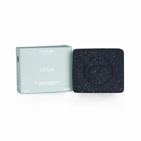 Detox Soap Bar, Tea Tree   Activated Charcoal, 120 g