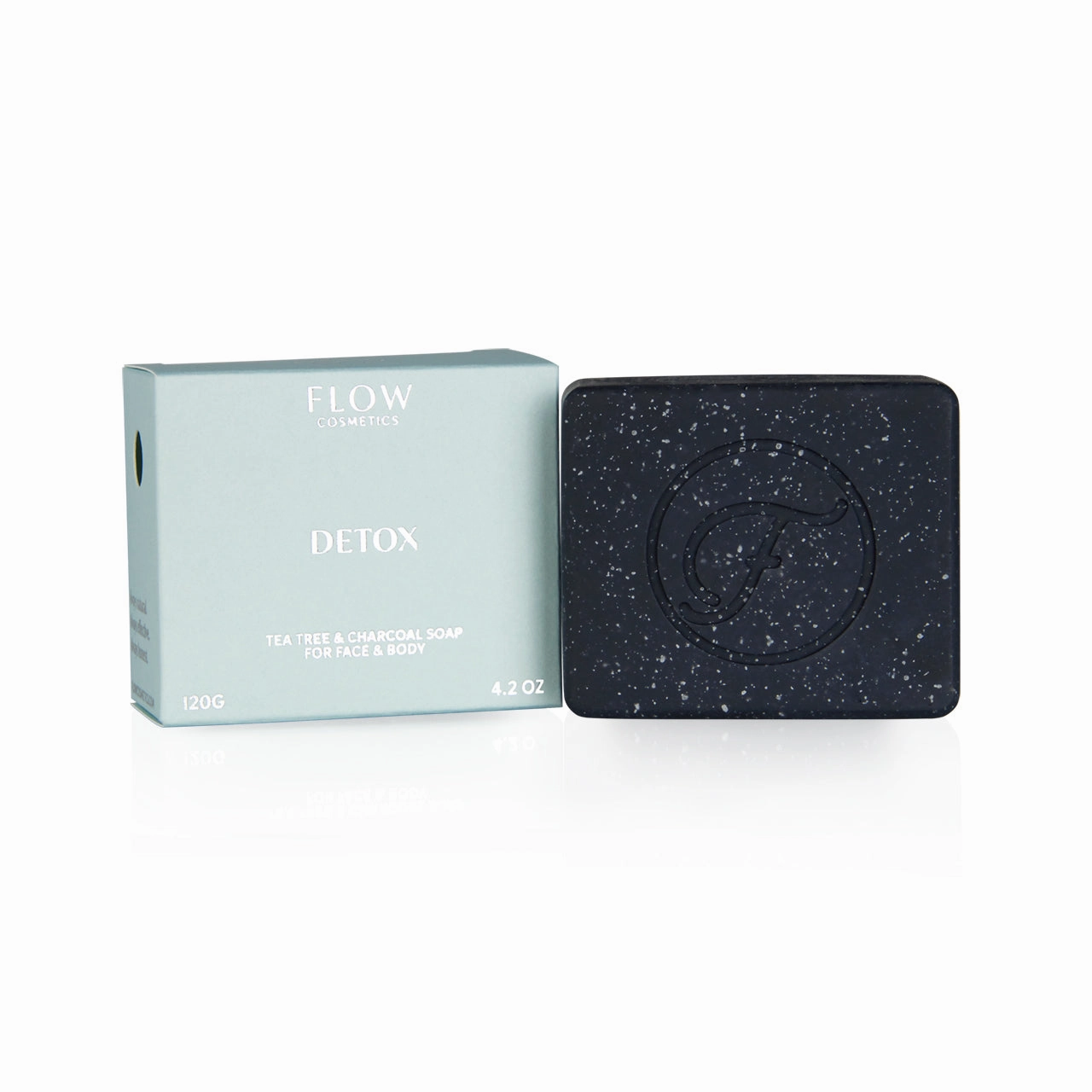 Detox Soap Bar, Tea Tree   Activated Charcoal, 120 g