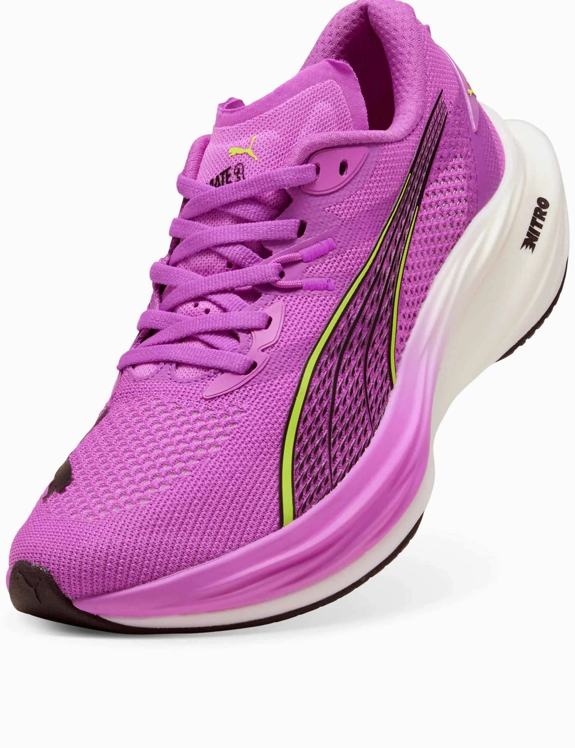 Deviate NITRO 3 Running Shoes - Pure Magenta/Yellow Alert/White