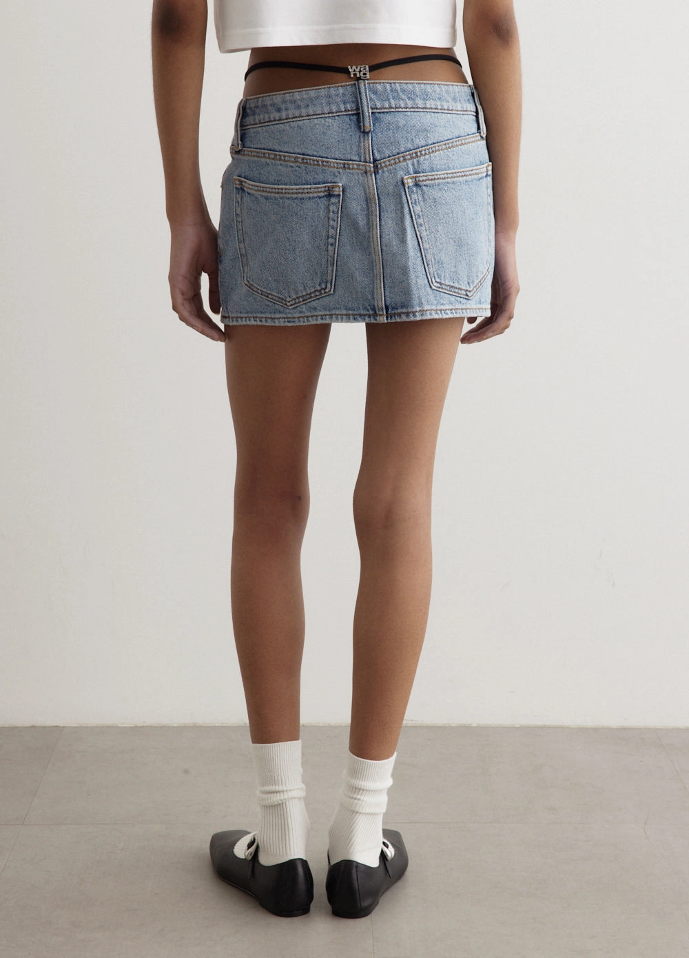 Diamante Charm Mini Skirt