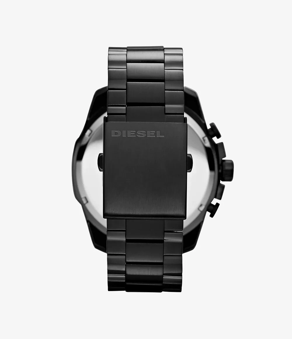 Diesel Mega Chief Chronograph Black Stainless Steel Watch DZ4283