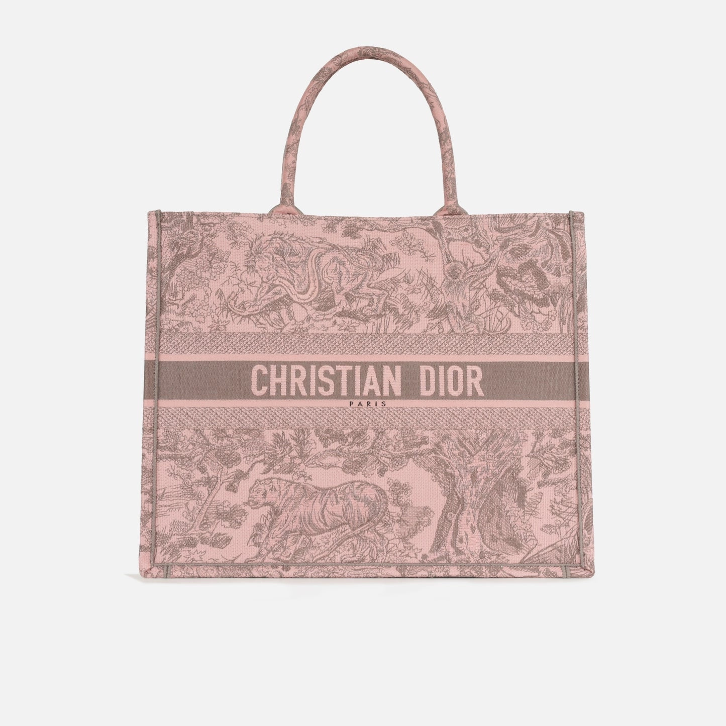 Dior Dior - Large Book Tote - Pink Toile Du Juoy - 2023 - Pre-Loved