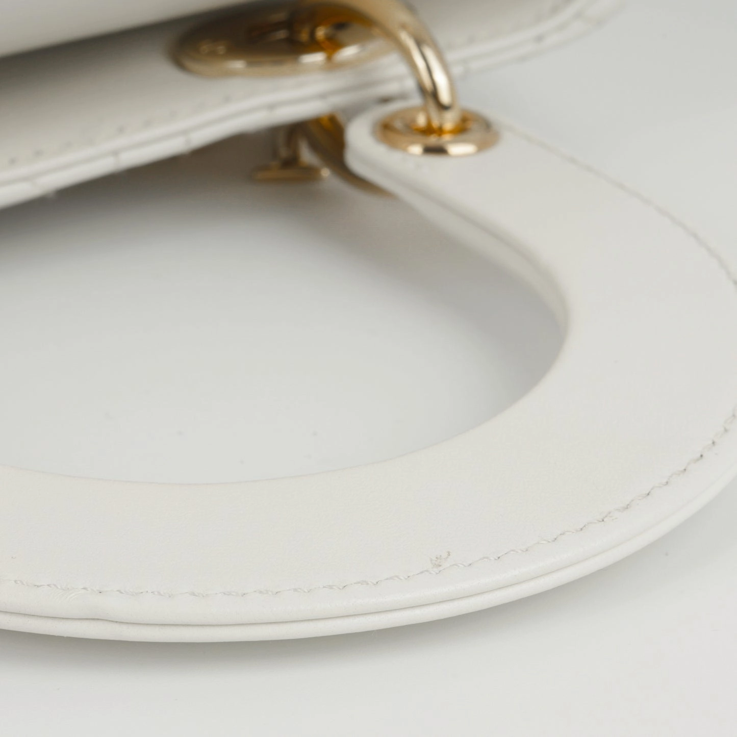 Dior Dior - My ABCDior - Small - Latte Lambskin CGHW - Pre-loved - 2022