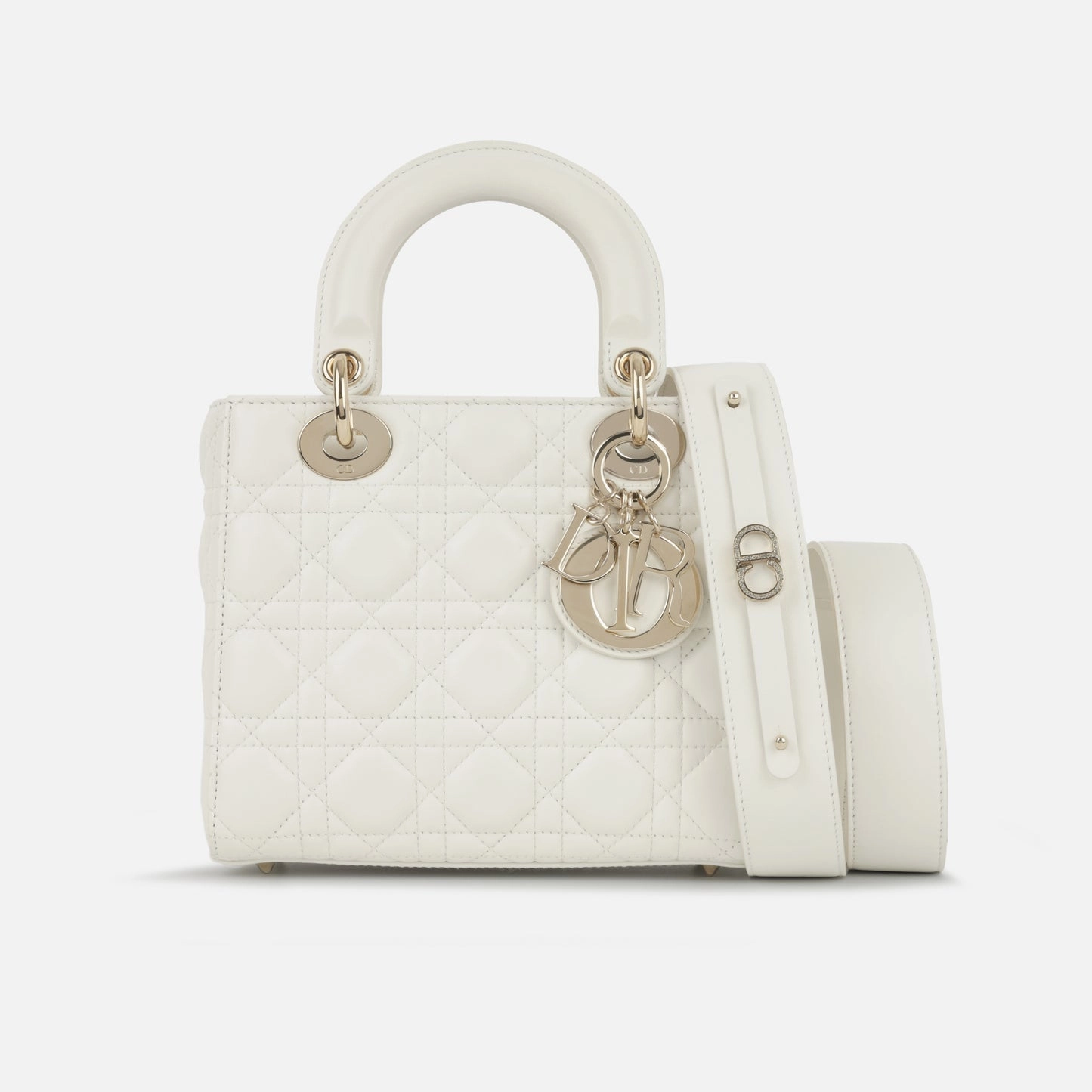 Dior Dior - My ABCDior - Small - Latte Lambskin CGHW - Pre-loved - 2022