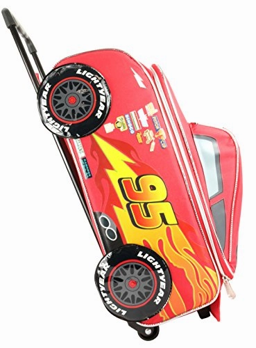 Disney Pixar Cars 2 Rolling Lightning McQueen Luggage Suitcase