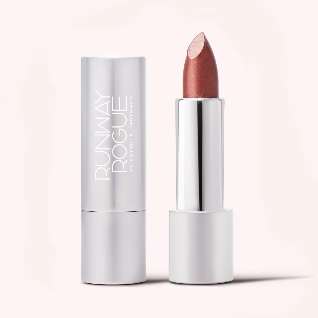 Diva Crme | A Frosted Rich Bronze with Gold Shimmer Lipstick