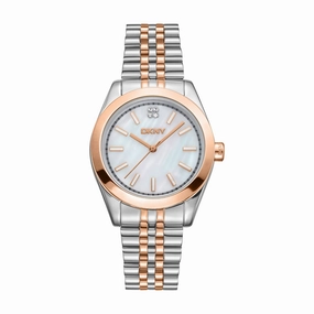DKNY Nolita Midi White Dial Stainless Steel Watch DK1L029M0095