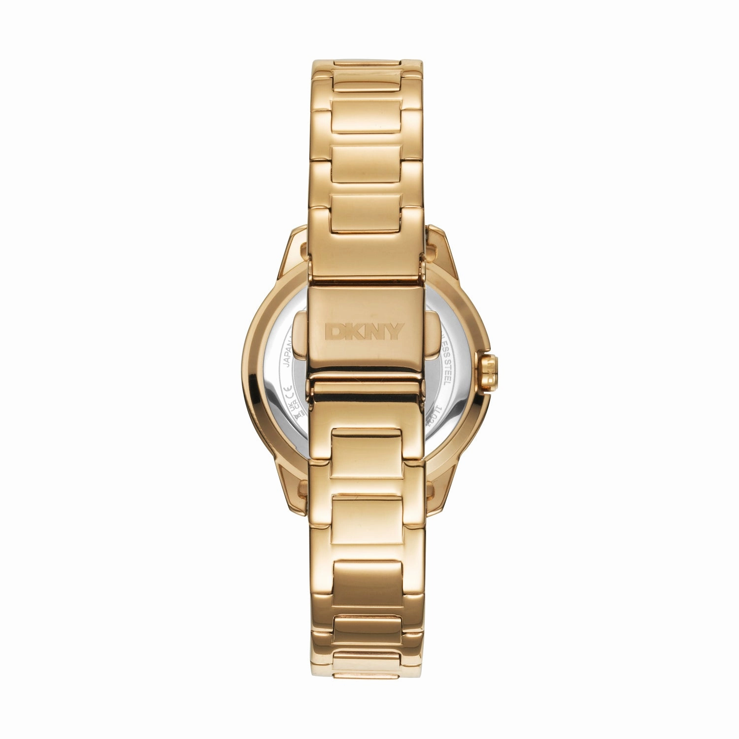 DKNY Park Ave Logo Champagne Dial Stainless Steel Watch DK1L021M0055