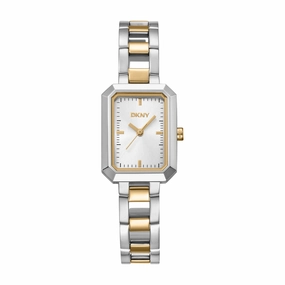DKNY Uptown Midi Silver Dial Stainless Steel Watch DK1L009M0035